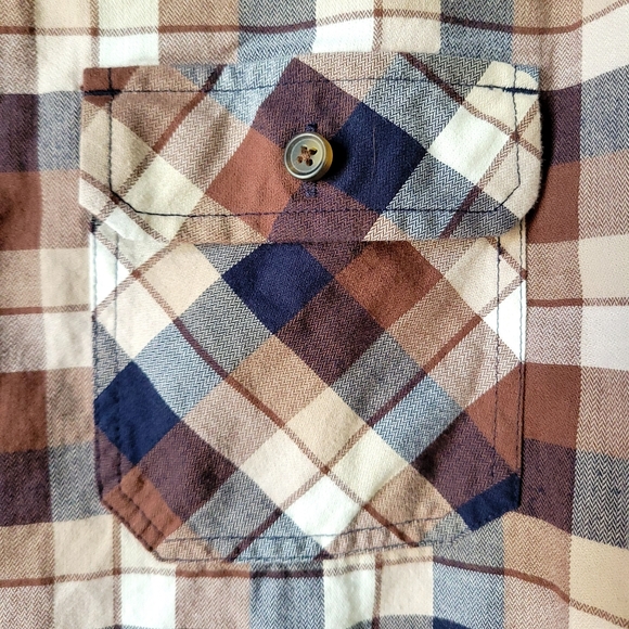 Cotton Club Button-up Plaid Shirt - Picture 3 of 5